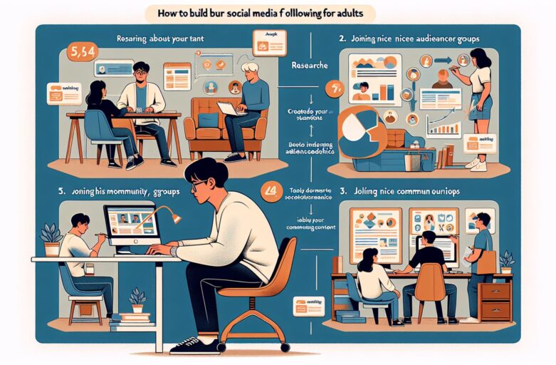 How to Build a Social Media Following for Adults